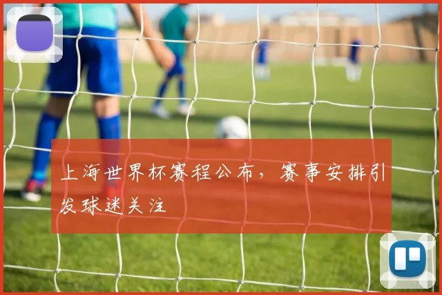 上海世界杯赛程公布,赛事安排引发球迷关注